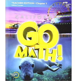 Go Math! Teacher Edition and Planning Guide Bundle Grade 1 2015 {CA}