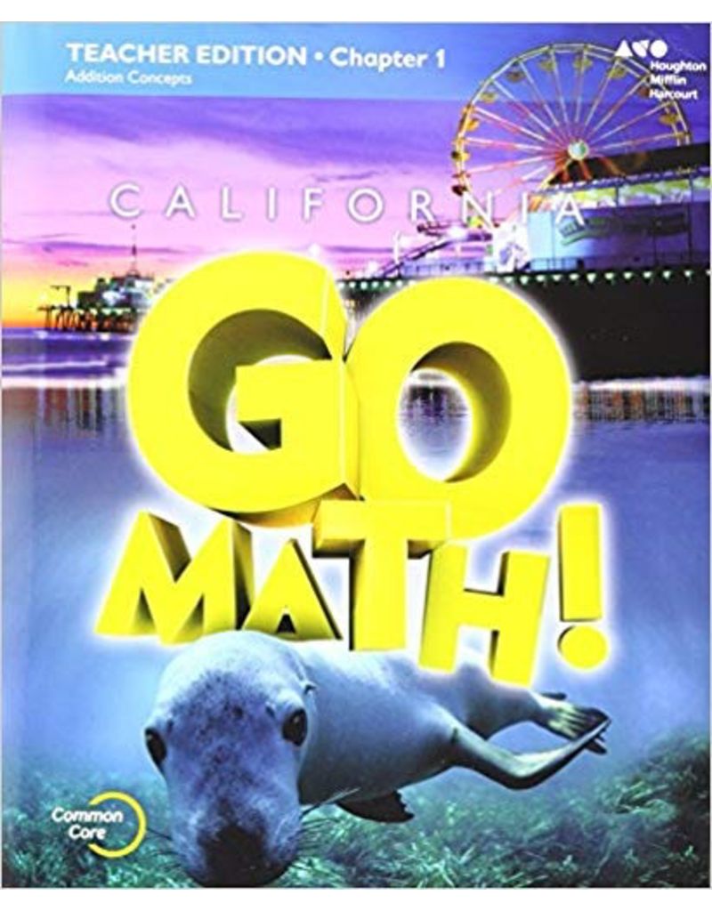 Go Math! Teacher Edition and Planning Guide Bundle Grade 1 2015 {CA}
