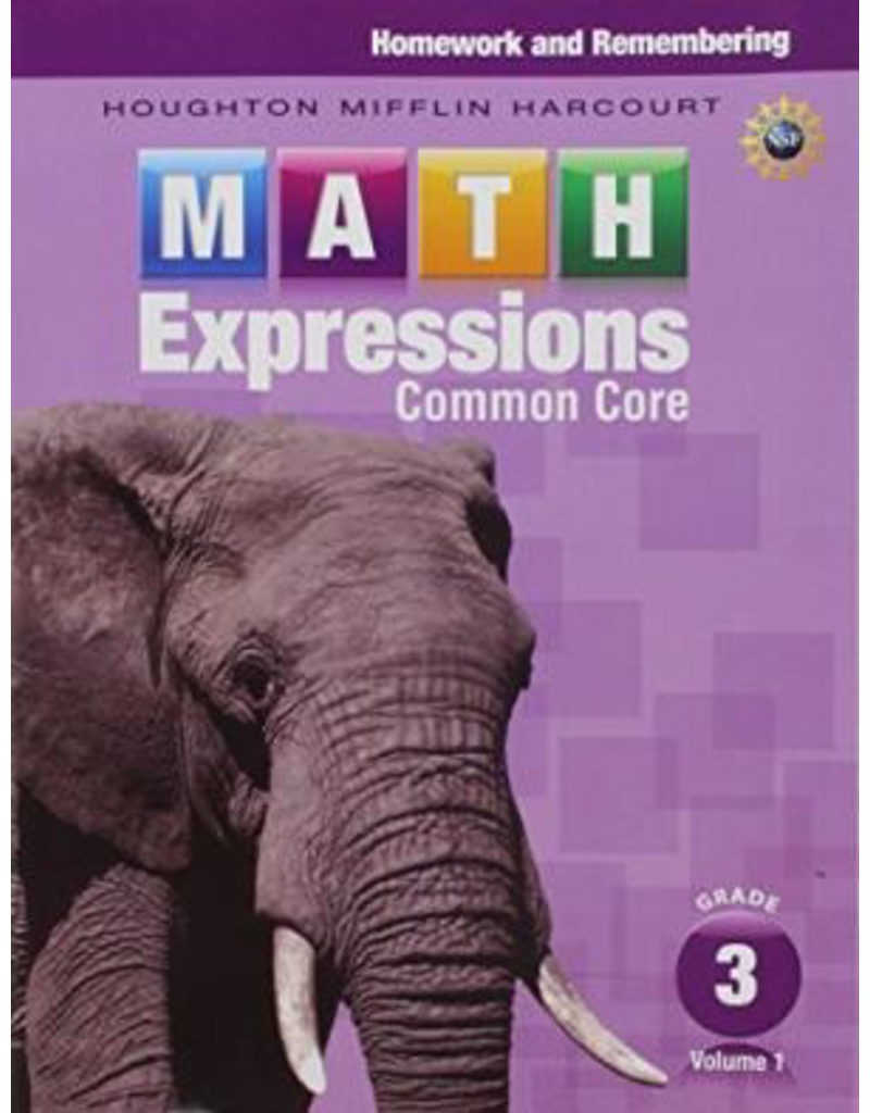 Math Expressions: Homework & Remembering, Volume 1 Grade 3