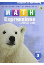 Math Expressions: Homework & Remembering, Grade 4, Vol. 1