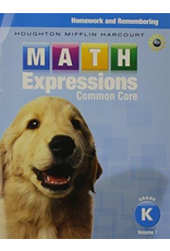 Math Expressions: Homework & Remembering, Volume 1 Grade K