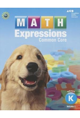 Math Expressions: Student Activity Book Volume 1 Grade K