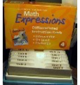 Math Expressions Differentiated Instructor Cards Kit - Grade 4
