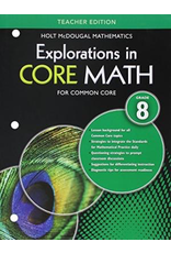 Explorations in Core Math: Common Core Teacher Edition Grade 8 2014