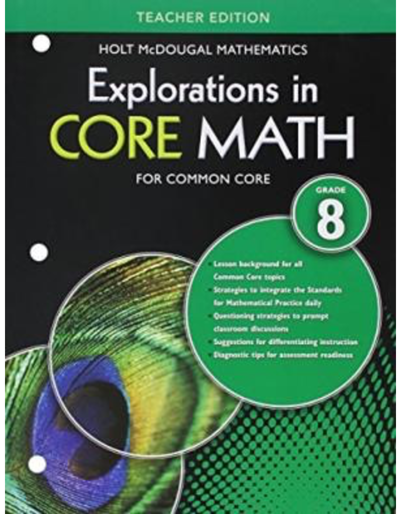 Explorations in Core Math: Common Core Teacher Edition Grade 8 2014