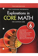 Explorations in Core Math: Common Core Teacher Edition Grade 6 2014