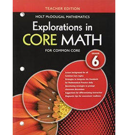 Explorations in Core Math: Common Core Teacher Edition Grade 6 2014