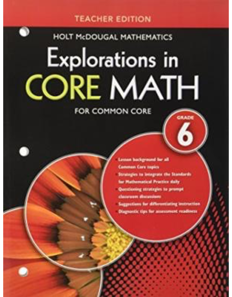 Explorations in Core Math: Common Core Teacher Edition Grade 6 2014