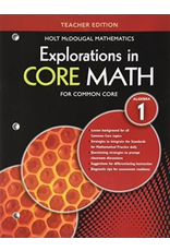 Explorations in Core Math: Common Core Teacher Edition Algebra 1 - 2014