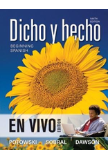 Dicho y hecho, Binder Ready Version: Beginning Spanish - En Vivo Edition