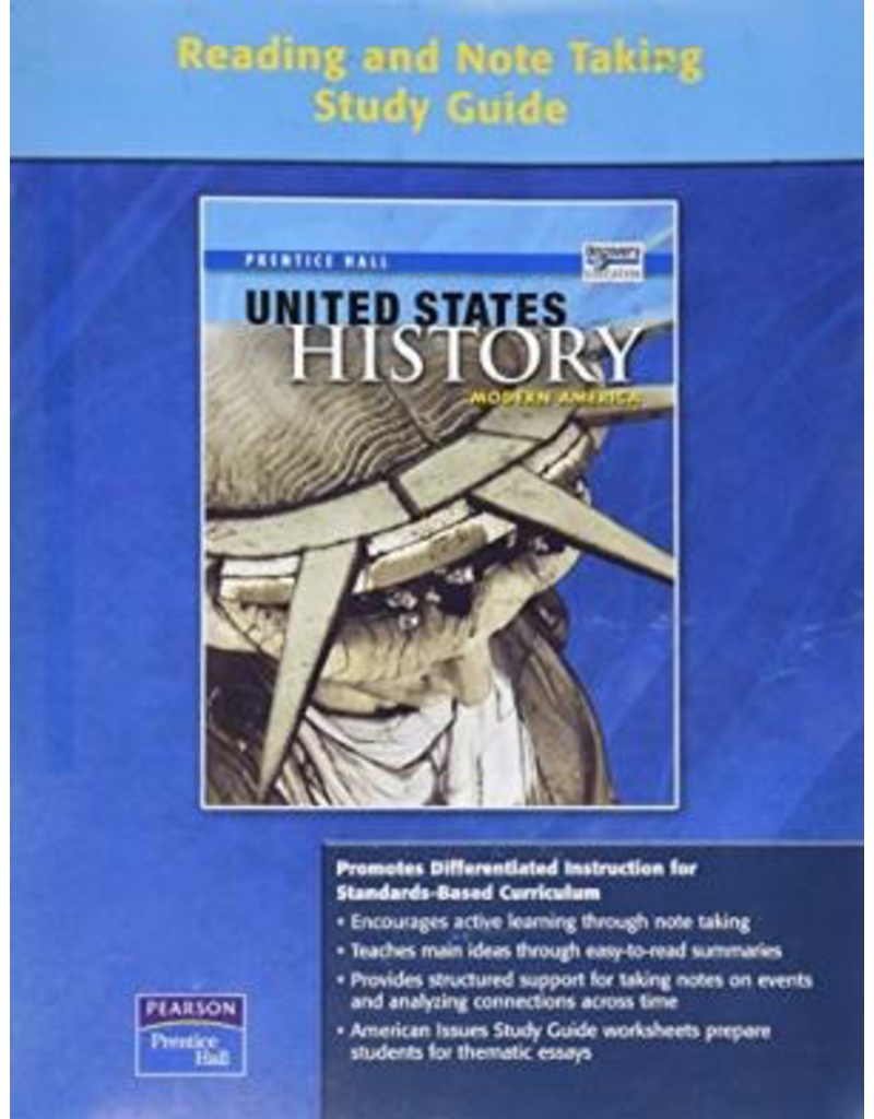 United States History Modern America Reading and Notetaking Study Guide