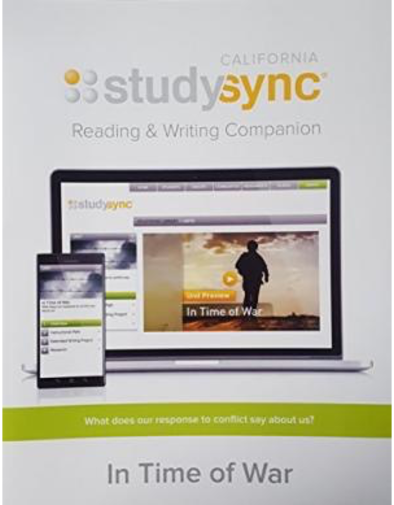 Study Sync, Reading and Writing Companion, Grade 8 Unit 2 In Time