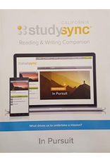 Study Sync, Reading and Writing Companion, Grade 7 Unit 1 In Pursuit {CA}