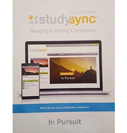 Study Sync, Reading and Writing Companion, Grade 7 Unit 1 In Pursuit {CA}