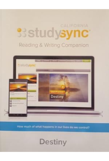 Study Sync, Reading and Writing Companion, Grade 10 Unit 1 Destiny {CA}