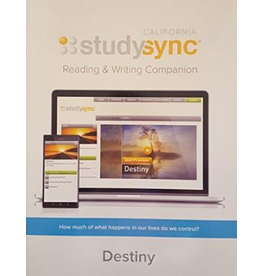 Study Sync, Reading and Writing Companion, Grade 10 Unit 1 Destiny {CA}