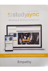 Study Sync, Reading and Writing Companion, Grade 9 Unit 1 Empathy {CA}