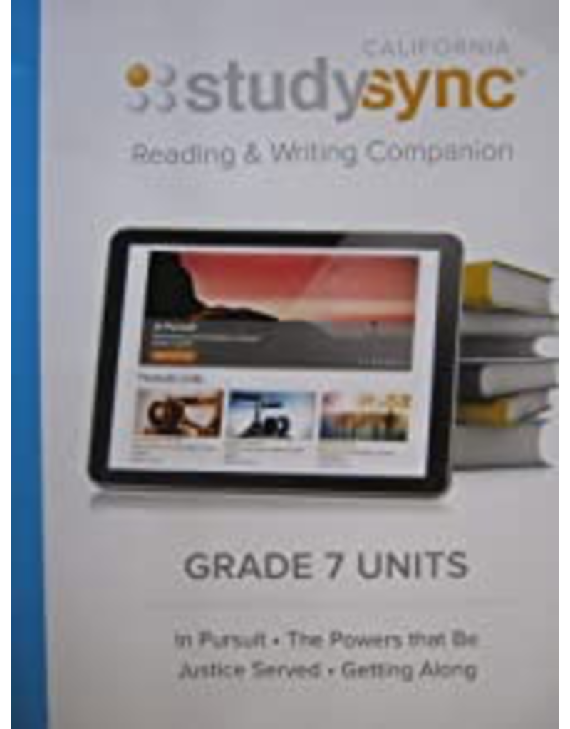 Studysync Reading & Writing Companion Grade 7 Units {CA}