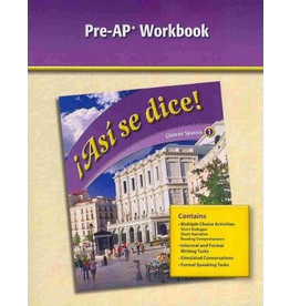 ¡AsÍ se dice - Pre-AP Workbook - Lvl 1