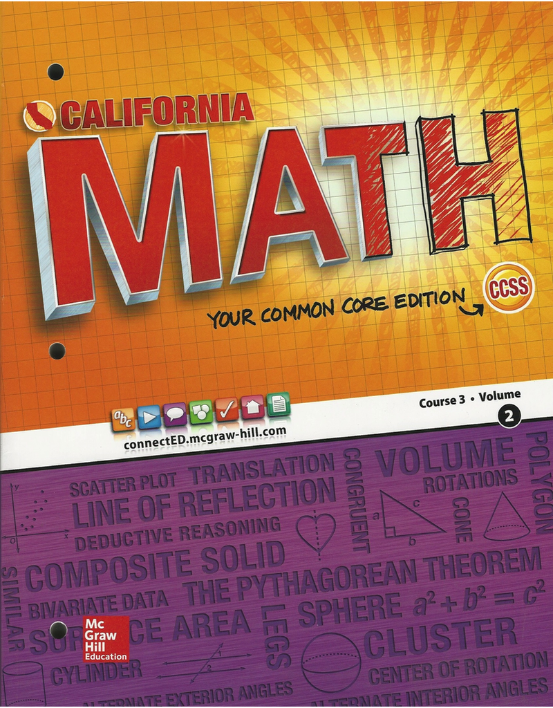 Math Volume 2 {CA} Grade 8