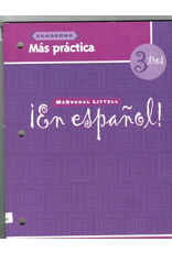En Espanol: Level 3 Mas Practica Cuaderno