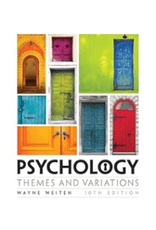 Psychology Themes and Variations 10th