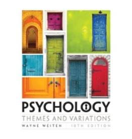 Psychology Themes and Variations 10th