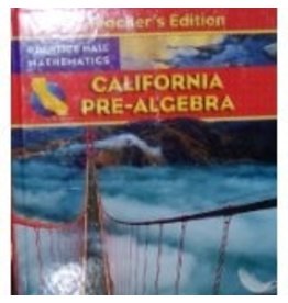 Pre Algebra California Edition-Teacher Edition