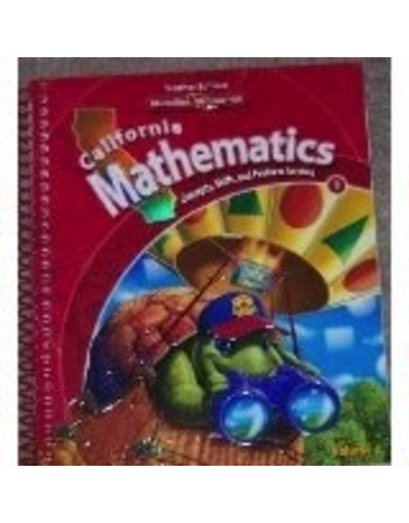 California Mathematics Teacher Edition Grade 1 (Concepts, Skills, And Problem Solving, Volume 1)