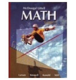 Mcdougal Littell Math Course 1: Student Edition