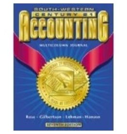 Century 21 Accounting Multicolumn Journal Approach: Student Text