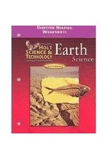 Holt Science And Technology Earth Science: Directed Reading Worksheets California Edition