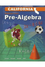 Mcdougal Littell Middle School Math California: Student Edition Pre-Algebra Grade 6-8