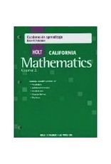 Holt Mathematics California: Know-It Notebook Course 2