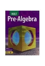 Holt Pre-Algebra: Student Edition