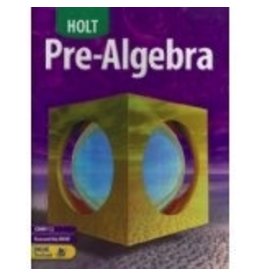 Holt Pre-Algebra: Student Edition