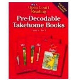 Pre-Decodable Takehome Books (Sra Open Court Reading, Level A, Set 2)- Kindergarten