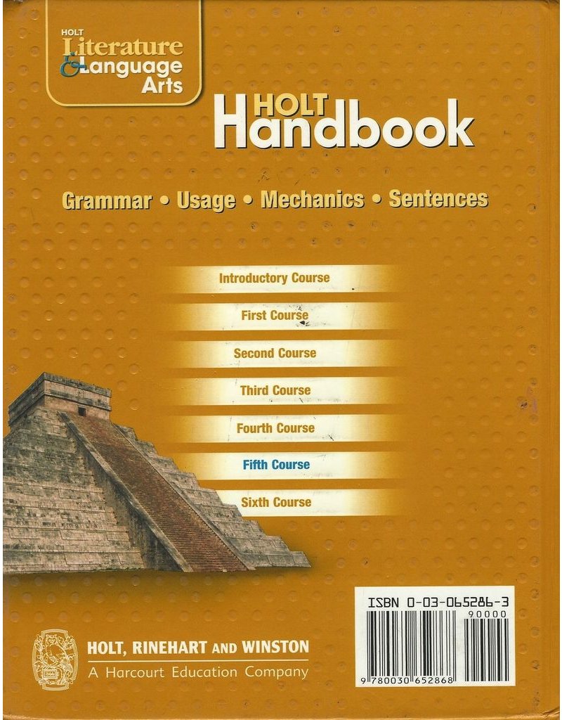 Holt Handbook California: Student Edition Grade 11