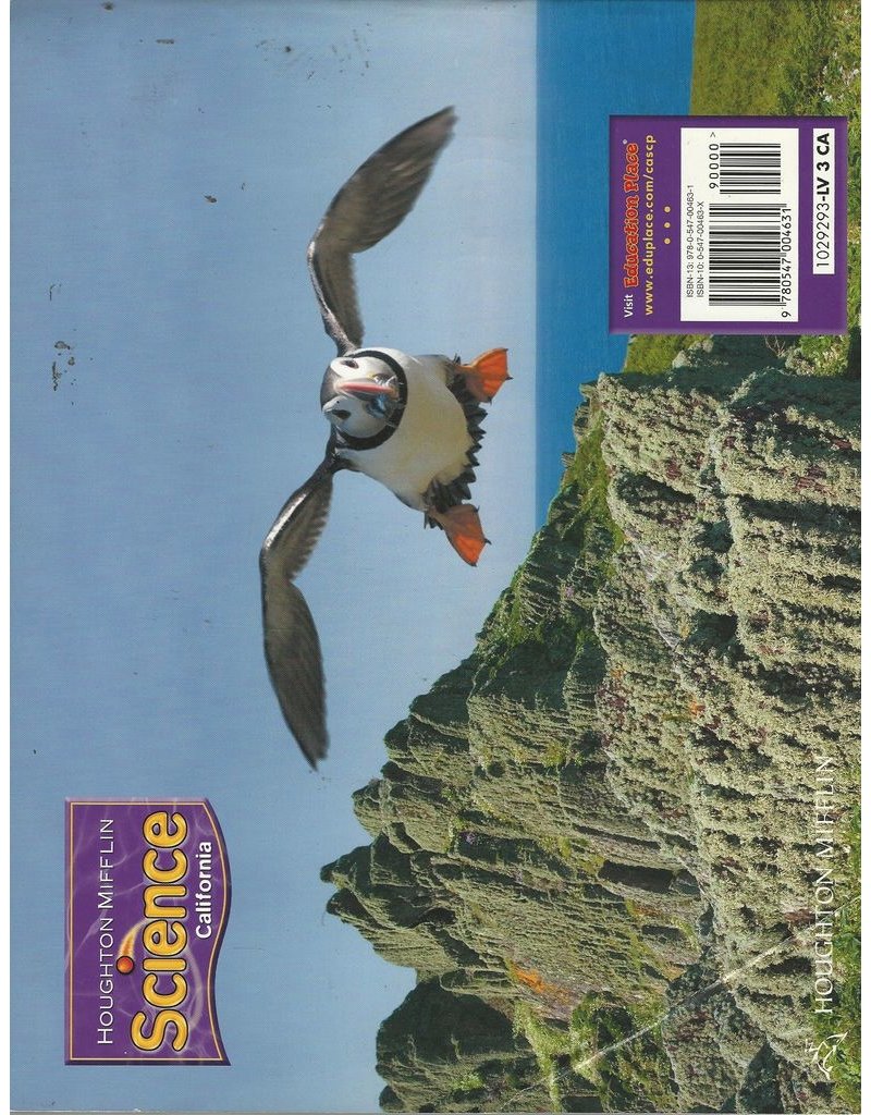 Houghton Mifflin Science California: Worktexts Level 3