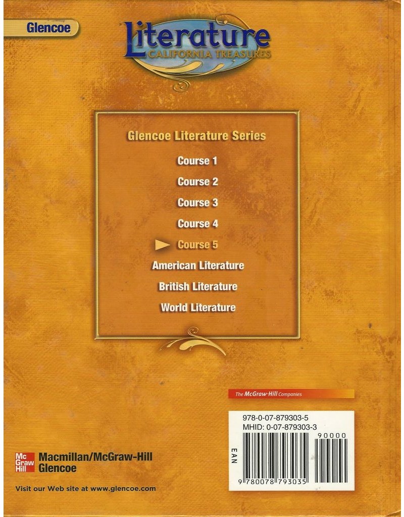 Literature California Treasures Course 5 Grade 10