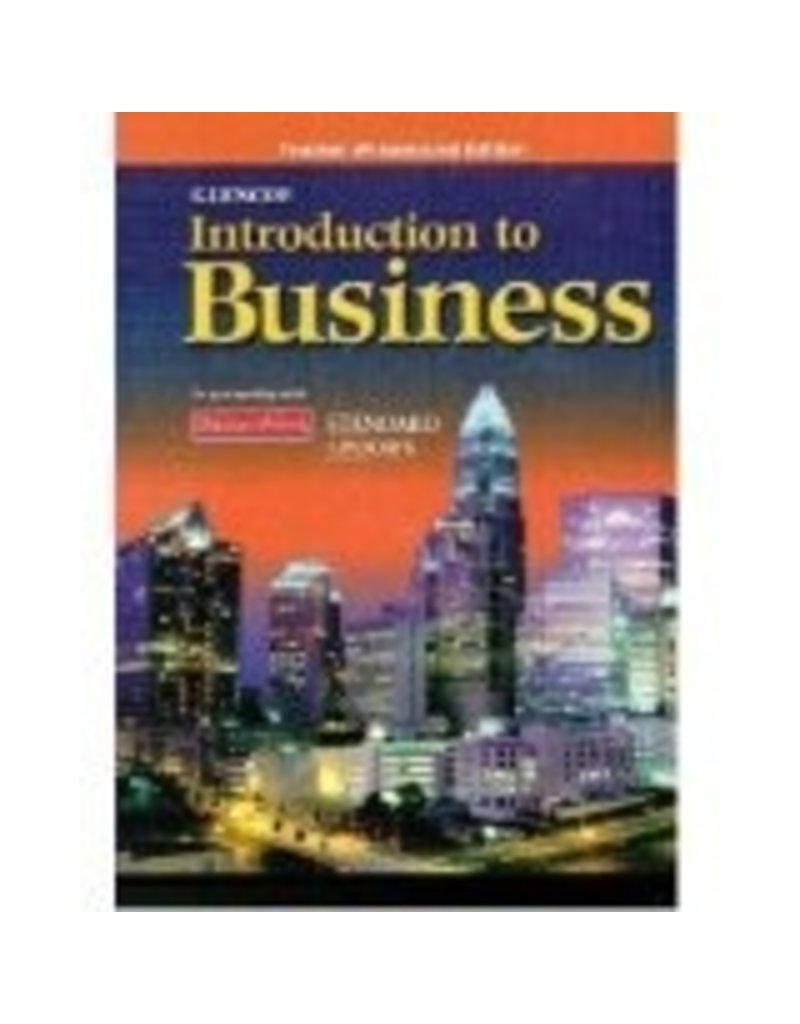 Glencoe Introduction To Business, Teachers Wraparound Edition