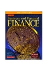Business And Personal Finance, Teacher Annotated Edition