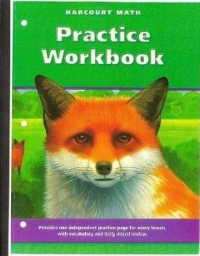 Harcourt Math Practice Workbook: Pupil's Edition Grade 5 [Paperback]
