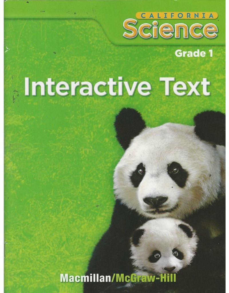 California Science Grade 1 Interactive Text