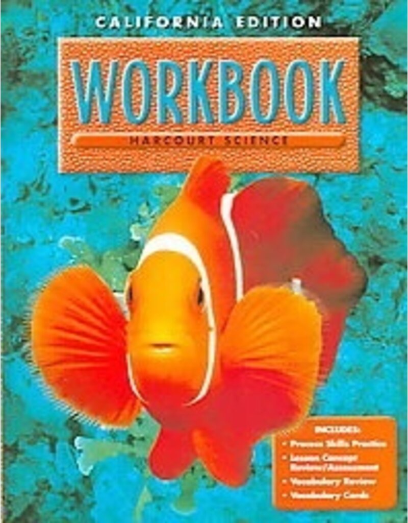 Harcourt Ca Science Workbook Grade 1