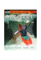 Holt Mcdougal Larson Algebra 1 California: Student Edition