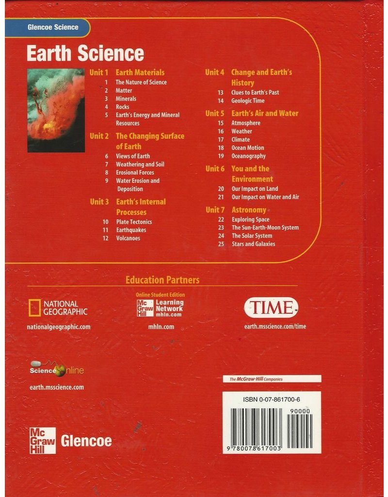 Glencoe Science: Earth Science, Student Edition