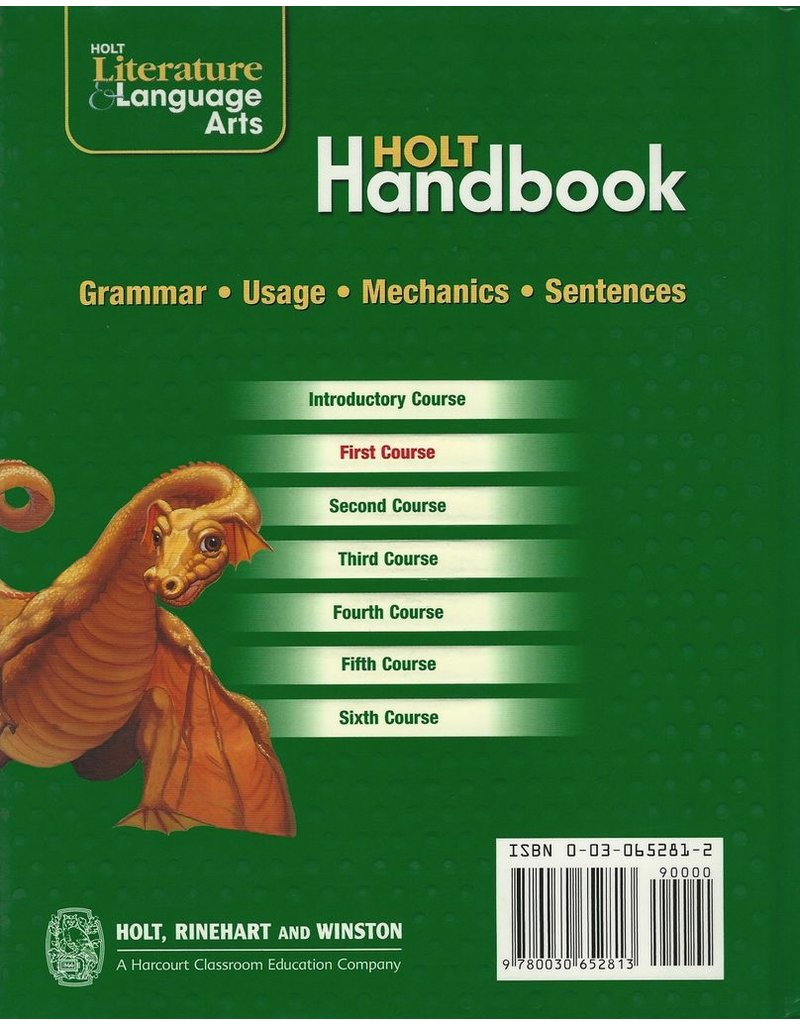 Holt Handbook California: Student Edition Grade 7