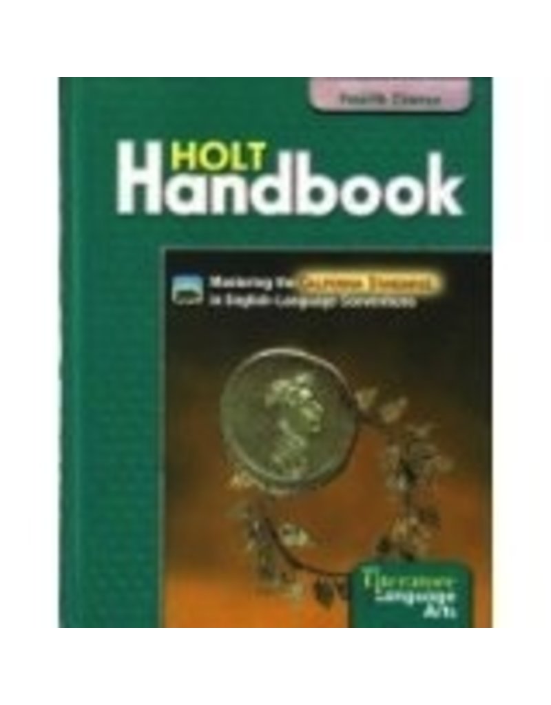 Holt Handbook California Edition 4th Course