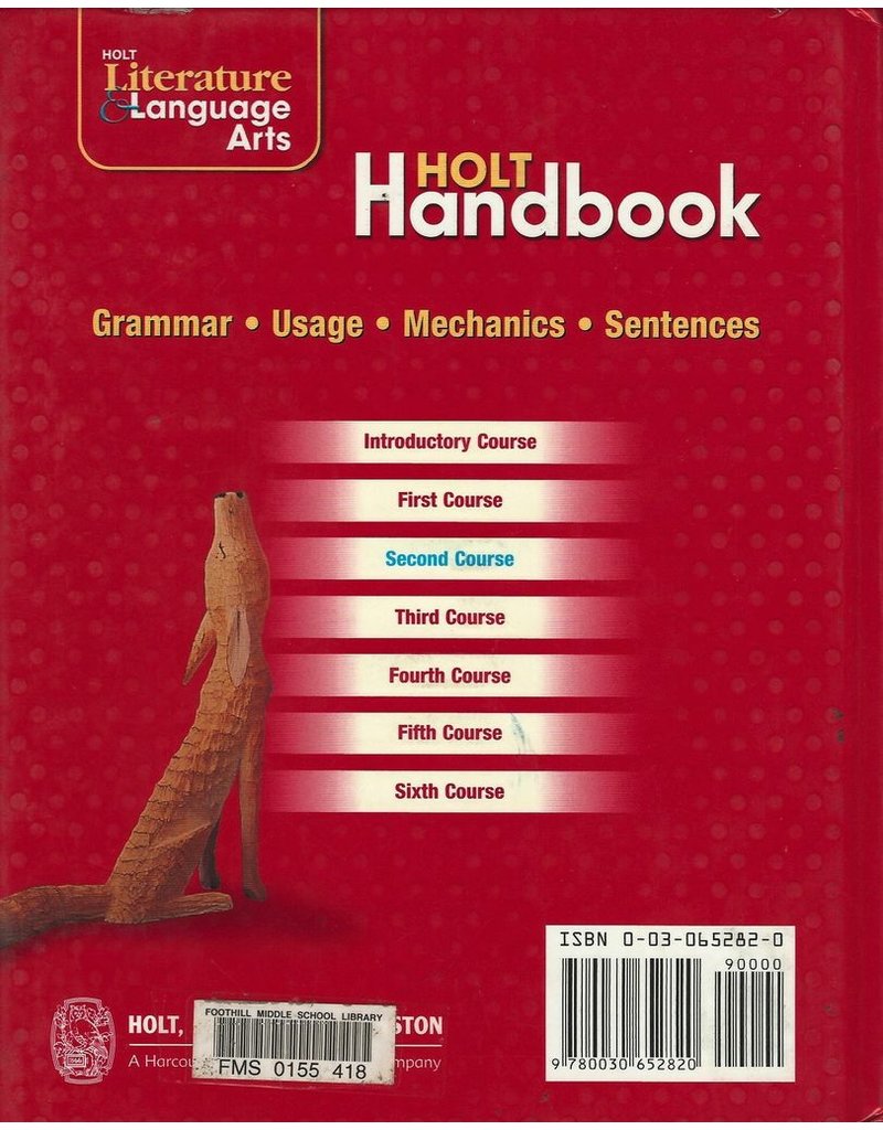 Holt Handbook California: Student Edition Grade 8